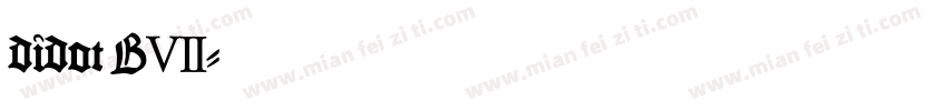 didot B42字体转换